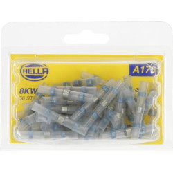 Užpakalinė jungtis, 42 mm Ø4,5 mm, mėlyna, 2-4 mm² lizdinė plokštelė, Hella 8KW744888013