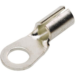 Žiedinė jungtis, sidabrinė, 2,5–6 mm² Ø6,5 mm, B serija, lizdinė plokštelė (50x), Hella 8KW177784102