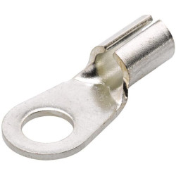 Žiedinė jungtis, sidabrinė, 6-10 mm² Ø8,4 mm, B serija, lizdinė plokštelė (25x), Hella 8KW177784212