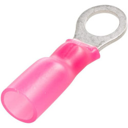 Žiedinė jungtis, Ø5,3 mm A serija, raudona, 0,5–1 mm² lizdinė plokštelė (25x), Hella 8KW732572003