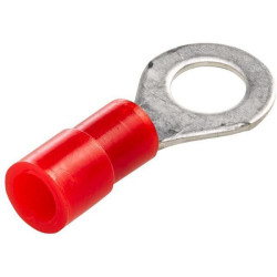 Žiedinė jungtis, raudona, 0,5–1,5 mm² Ø5,3 mm, A serija, lizdinė plokštelė (100x), Hella 8KW178042022