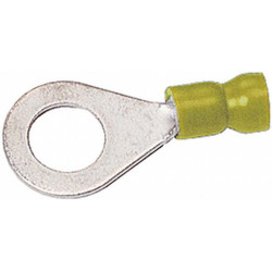 Žiedinė jungtis, Ø8,4 mm A serija, geltona, 4-6 mm² lizdinė plokštelė (50x), Hella 8KW044031003