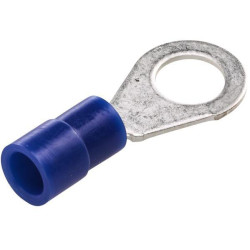 Žiedinė jungtis, mėlyna, 1,5–2,5 mm² Ø6,5 mm, A serija, lizdinė plokštelė (100x), Hella 8KW178042132