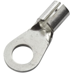 Žiedinė jungtis, sidabrinė, 10-16 mm² Ø10,5 mm, B serija, lizdinė plokštelė (20x), Hella 8KW177784322