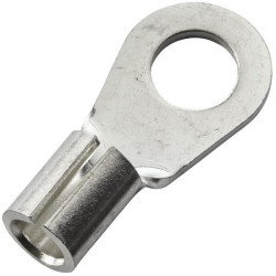 Žiedinė jungtis, sidabrinė, 10-16 mm² Ø10,5 mm, B serija, lizdinė plokštelė (20x), Hella 8KW177784322