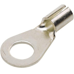 Žiedinė jungtis, sidabrinė, 6-10 mm² Ø10,5 mm, B serija, lizdinė plokštelė (25x), Hella 8KW177784222