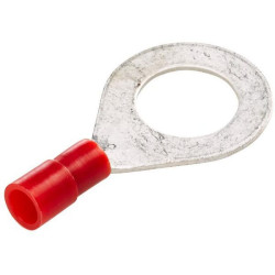 Žiedinė jungtis, raudona, 0,5–1,5 mm² Ø10,5 mm, A serija, lizdinė plokštelė (50x), Hella 8KW178042052