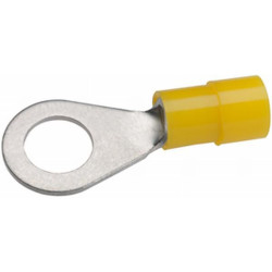 Žiedinė jungtis, Ø8,4 mm, A serija, geltona, 4-6 mm² lizdinė plokštelė (50x), Hella 8KW178042232