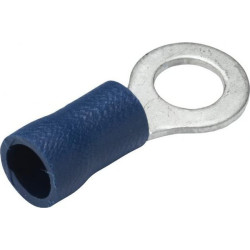 Žiedinė jungtis, mėlyna, 1,5–2,5 mm² Ø5,3 mm, A serija, lizdinė plokštelė (100x), Hella 8KW044027003