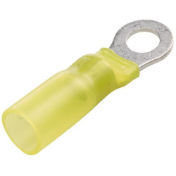 Žiedinė jungtis, Ø5,3 mm A serija, geltona, 4-6 mm² lizdinė plokštelė (25x), Hella 8KW732574003