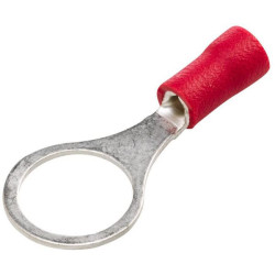 Žiedinė jungtis, Ø10,5 mm, A serija, raudona, 0,5–1 mm² lizdinė plokštelė (50x), Hella 8KW744774003