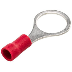 Žiedinė jungtis, Ø10,5 mm, A serija, raudona, 0,5–1 mm² lizdinė plokštelė (50x), Hella 8KW744774003