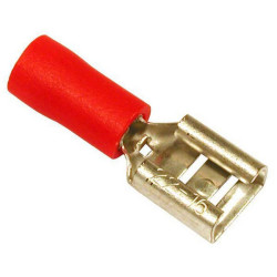 Gnybtų mentė, raudona, 0,5–1 mm² Ø6,4 mm (50x) Vapormatic VLC2410