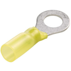 Žiedinė jungtis, Ø8,4 mm, A serija, geltona, 4-6 mm² lizdinė plokštelė (25x), Hella 8KW732578003