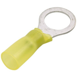 Žiedinė jungtis, Ø10,5 mm, A serija, geltona, 4-6 mm² lizdinė plokštelė (25x), Hella 8KW744755003