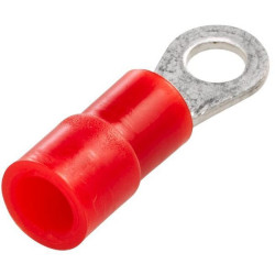 Žiedinė jungtis, raudona, 0,5–1,5 mm² Ø3,2 mm, A serija, lizdinė plokštelė (100x), Hella 8KW178042002