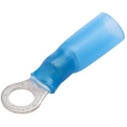 Žiedinė jungtis, mėlyna, 1,5–2,5 mm² Ø5,3 mm, A serija, lizdinė plokštelė (25x), Hella 8KW732573003