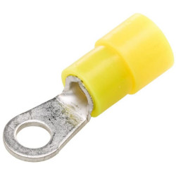 Žiedinė jungtis, Ø4,3 mm A serija, geltona, 4-6 mm² lizdinė plokštelė (50x), Hella 8KW178042202