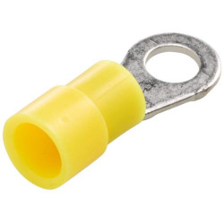 Žiedinė jungtis, Ø5,3 mm A serija, geltona, 4-6 mm² lizdinė plokštelė (50x), Hella 8KW178042212