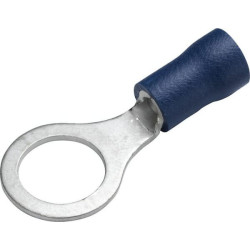 Žiedinė jungtis, mėlyna, 1,5–2,5 mm² Ø8,4 mm, A serija, lizdinė plokštelė (50x), Hella 8KW044277003