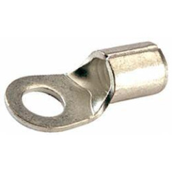 Žiedinė jungtis, sidabrinė, 2,5–6 mm² Ø8,4 mm, B serija, lizdinė plokštelė (50x), Hella 8KW177784112