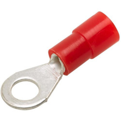 Žiedinė jungtis, raudona, 0,5–1,5 mm² Ø4,3 mm, A serija, lizdinė plokštelė (100x), Hella 8KW178042012