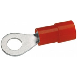 Žiedinė jungtis, raudona, 0,5–1,5 mm² Ø4,3 mm, A serija, lizdinė plokštelė (100x), Hella 8KW178042012
