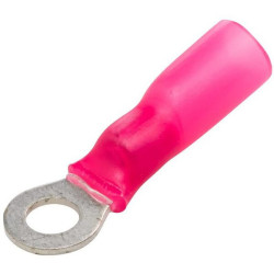 Žiedinė jungtis, Ø4,3 mm A serija, raudona, 0,5–1 mm² lizdinė plokštelė (25x), Hella 8KW732570003