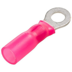 Žiedinė jungtis, Ø4,3 mm A serija, raudona, 0,5–1 mm² lizdinė plokštelė (25x), Hella 8KW732570003