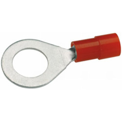 Žiedinė jungtis, raudona, 0,5–1,5 mm² Ø8,3 mm, A serija, lizdinė plokštelė (50x), Hella 8KW178042042