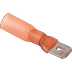 Gnybtų mentė, raudona, 0,5–1,5 mm² 6,3 x 0,8 mm (25x), Kramp KK500515