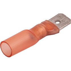 Gnybtų mentė, raudona, 0,5–1,5 mm² 6,3 x 0,8 mm (25x), Kramp KK500515