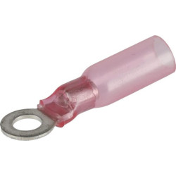 Šilumos susitraukiančio žiedo jungtis, raudona, 0,5–1 mm², Ø4,3 mm LA901005