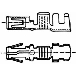Apvali kištuko įvorė 1–2,5 mm² 8KW054948003