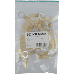 Šilumos susitraukiančio žiedo jungtis, geltona, 4,0–6,0 mm², Ø10,5 mm LA901012