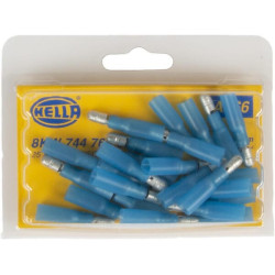 Kulkos jungties vyris, mėlynas, 1,5–2,5 mm² Ø5 mm, A serija, lizdinė plokštelė (25x), Hella 8KW744766003