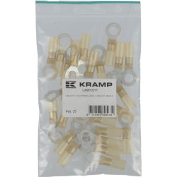 Šilumos susitraukiančio žiedo jungtis, geltona, 4,0–6,0 mm², Ø8,4 mm LA901011