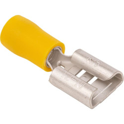 Gnybtų mentė, geltona, 4-6 mm² 9,4x1,2 mm (50x) LA9245CKR