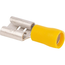 Gnybtų mentė, geltona, 4-6 mm² 9,4x1,2 mm (50x) LA9245CKR