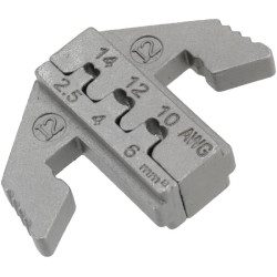 Suspaudimo štampų rinkinys izoliuotų vėliavėlių gnybtams (0,5-2,5 mm²) LAT2000A4KR