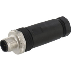 Wtyczka, 8-biegunowa, męska, M12 Cod-A BI71308M