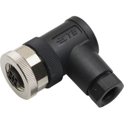 Kištukas 5 P. Moteris M12 kodas-A, 90 laipsnių M1205FE90A