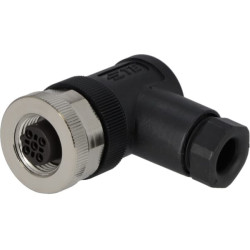 Kištukas 4 P. Moteris M12 kodas-B, 90 laipsnių M1204FE90B