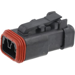 Kištuko korpusas 2 kontaktų, moteriškas DT su sandarikliu DSDT062SCE05