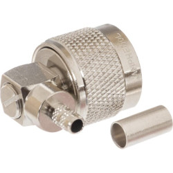 Koaksialinis N formos kištukas 90° RG58 CON90