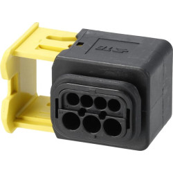 Kištuko korpusas 7 polių moteriškas, juodas HDSCS AMP114184801