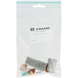 DT 4 kontaktų jungčių rinkinys kištukas + vidinė DSDTPAIR4PKR