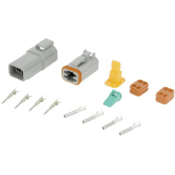 DT 4 kontaktų jungčių rinkinys kištukas + vidinė DSDTPAIR4PKR