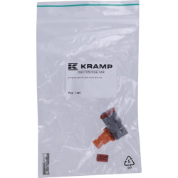 DT 2 kontaktų jungčių rinkinys kištukas DSDT062SSETKR