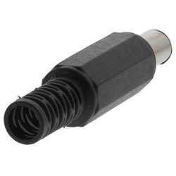 Nuolatinės srovės kištukas 1A, 12V L: 44mm DCO55I21L44